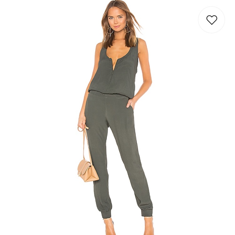 Monrow Crepe Jumpsuit